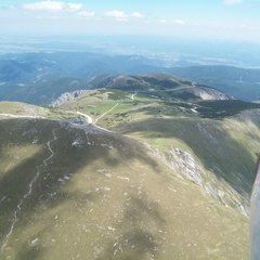 Flugwegposition um 11:18:07: Aufgenommen in der Nähe von Gemeinde Schwarzau im Gebirge, Österreich in 1892 Meter